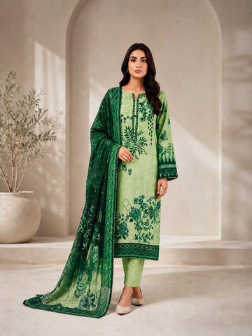 Emerald Grace Premium 3 Piece Lawn Suit